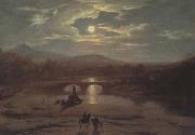 Washington Allston Moon-light landscape (mk43) china oil painting reproduction